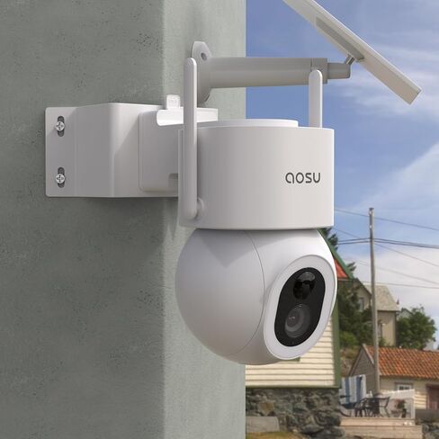 Corner Mount for AOSU Solar Security Camera Wireless Outdoor System- 2K/3MP(SolarCam D1 SE/Lite) AOSU -3K/5MP(SolarCam D1 Max) and ANSQUE Security Cameras Wireless Outdoor (GU01/SA01)（White） in Saudi Arabia