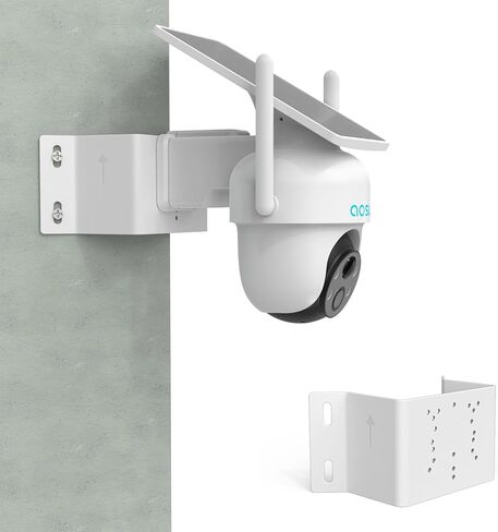 Corner Mount for AOSU Solar Security Camera Wireless Outdoor System- 2K/3MP(SolarCam D1 SE/Lite) AOSU -3K/5MP(SolarCam D1 Max) and ANSQUE Security Cameras Wireless Outdoor (GU01/SA01)（White） in Saudi Arabia