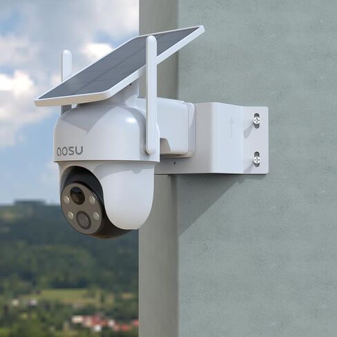 Corner Mount for AOSU Solar Security Camera Wireless Outdoor System- 2K/3MP(SolarCam D1 SE/Lite) AOSU -3K/5MP(SolarCam D1 Max) and ANSQUE Security Cameras Wireless Outdoor (GU01/SA01)（White） in Saudi Arabia