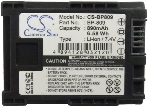 VI Vintrons استبدال بطارية متوافق مع Canon FS10 Flash Memory Camcorder ، in Saudi Arabia