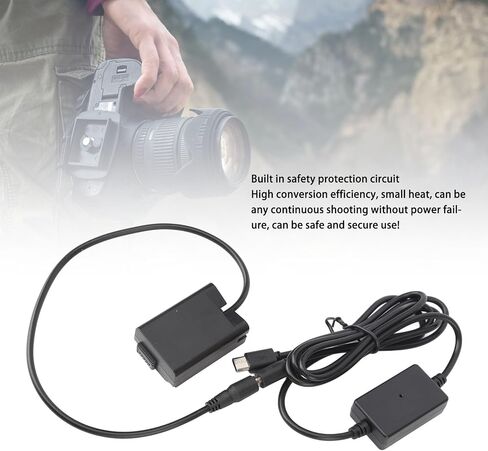 بطارية Dummy EN EL25 ، بطارية وهمية مع محول الطاقة C من النوع C ، EP 5G DC DUMME BATTION ADAPTER لكاميرا Z50 ZFC Z30 الرقمية in Saudi Arabia