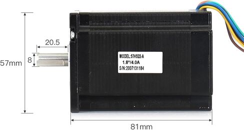 1PCS Stepper Motor 57HS22-A 2.2N.M 4A in Saudi Arabia