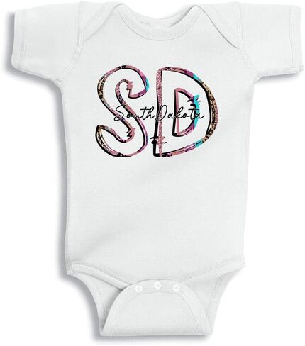 Doodle South Dakota Baby Infant Bodysuit in Saudi Arabia
