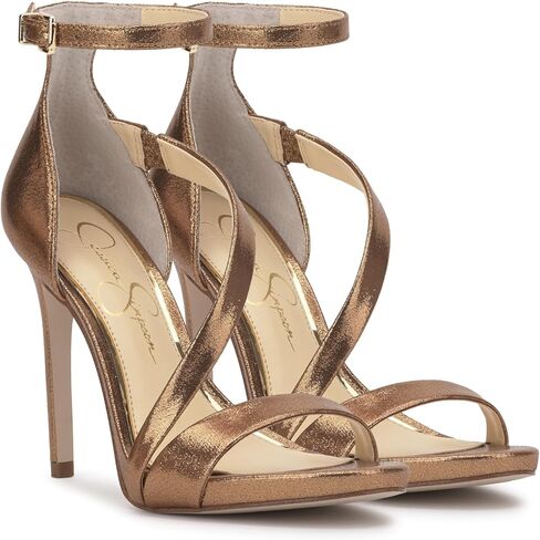 Jessica Simpson Women's Rayli Heeled Sandal, Bronze, 6.5 in Saudi Arabia