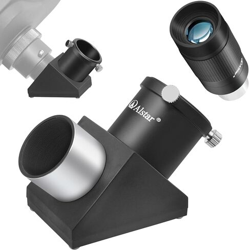 Alstar 8-24mm Telescope Zoom Eyepiece - Bundle with - 1.25 inch 90 Degree Diagonal Mirror in Saudi Arabia