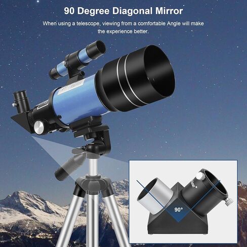 Alstar 8-24mm Telescope Zoom Eyepiece - Bundle with - 1.25 inch 90 Degree Diagonal Mirror in Saudi Arabia