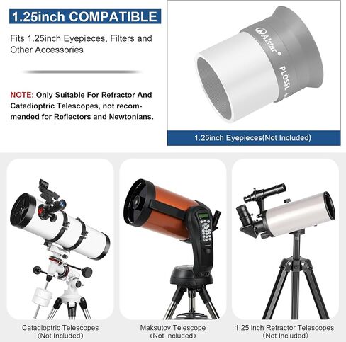 Alstar 8-24mm Telescope Zoom Eyepiece - Bundle with - 1.25 inch 90 Degree Diagonal Mirror in Saudi Arabia
