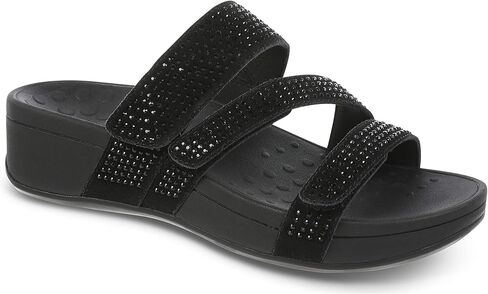 Vionic Women's Pacific Alexis Platform Sandal - Ladies Aldable Straps Slide Slide تتضمن راحة ثلاثية من المنطقة مع دعم قوس العظام المخفية in Kuwait