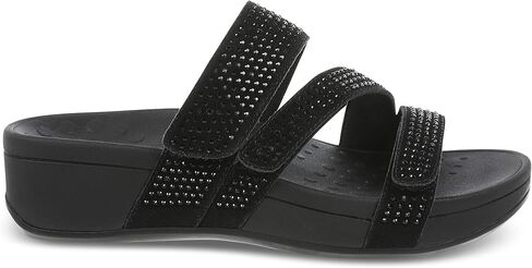 Vionic Women's Pacific Alexis Platform Sandal - Ladies Aldable Straps Slide Slide تتضمن راحة ثلاثية من المنطقة مع دعم قوس العظام المخفية in Kuwait