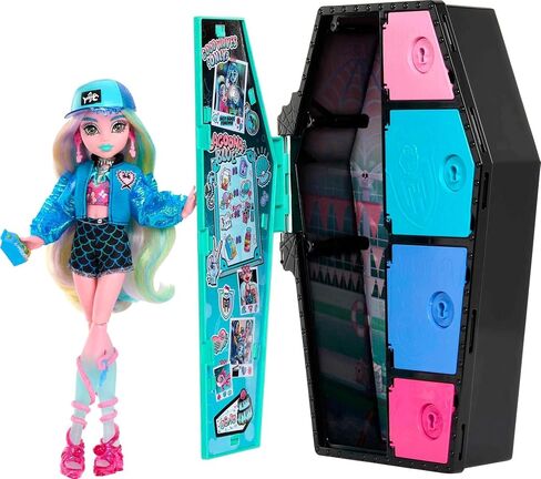 Monster High Doll and Fashion Set, Draculaura with Dress-Up Locker and 19+ Surprises, Skulltimate Secrets in Saudi Arabia