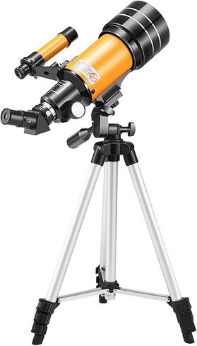 F30070 Astronomy Beginner Telescope for Kids & Adults 70mm Aperture Refractor Astronomical Telescope with Adjustable Tripod Stargazing in Saudi Arabia