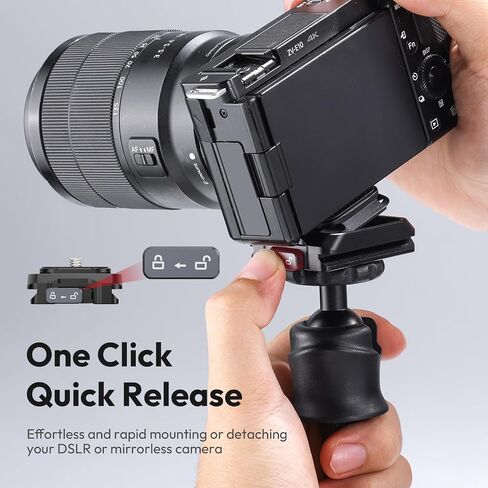 ULANZI UKA03 MATTER QUICE FERESS BASE ، محول ثلاثيات الكاميرا TRIPOD TRUPOD F38 QR مع 1/4 '' ، 3/8 بوصة قفل آمن ل monopod ، مثبت ، DJI ، ARCA SWISS （قاعدة فقط）） in Saudi Arabia