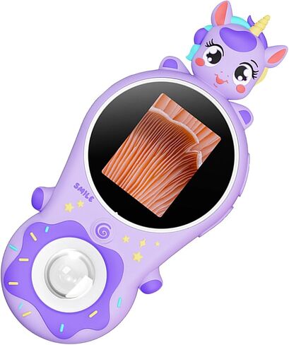 Portable Handheld Magnifier 500X Zoom Pocket Microscope with LED Light for Exploration Study (Purple) in Saudi Arabia