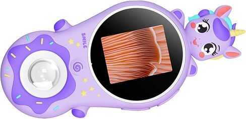 Portable Handheld Magnifier 500X Zoom Pocket Microscope with LED Light for Exploration Study (Purple) in Saudi Arabia