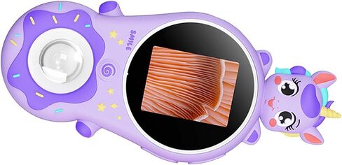 Portable Handheld Magnifier 500X Zoom Pocket Microscope with LED Light for Exploration Study (Purple) in Saudi Arabia