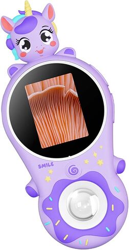 Portable Handheld Magnifier 500X Zoom Pocket Microscope with LED Light for Exploration Study (Purple) in Saudi Arabia