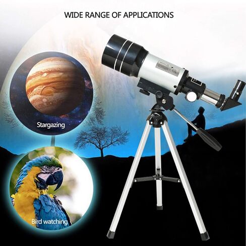 70Mm Portable Astronomical Telescope with Tripod Finder Scope +Moon Filter for Kids Beginners Fully Multi-Coated Optics Astronomy Refractor Travel Watching Moon Stars in Saudi Arabia
