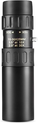 Monoculars Telescope High Power Metal 10-30x25 Monocular Binoculars Telescope Supports Smartphone with Light for Adult Bird Watching Outdoor Travel Binoculars in Saudi Arabia