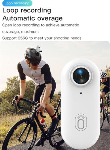 4K 8MP Camera Camera Pro Edition ، كاميرا الحركة مع عدسة زاوية واسعة 120 درجة للرياضة الخارجية ، أبيض in Kuwait