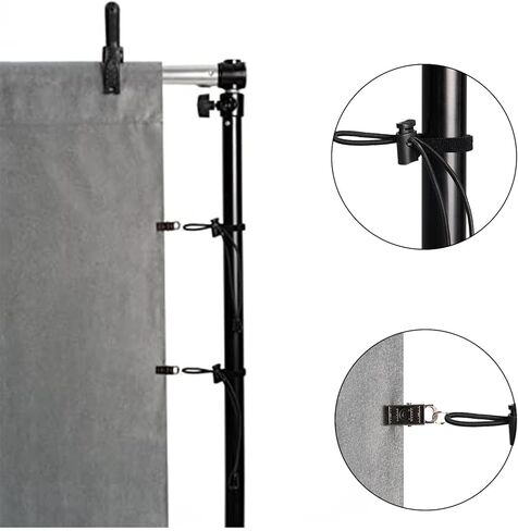 مقاطع Kate Backdrop Clips Clips Clamps for Photo Video Studio ، 24 Pack ، Black in Saudi Arabia