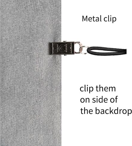 مقاطع Kate Backdrop Clips Clips Clamps for Photo Video Studio ، 24 Pack ، Black in Saudi Arabia