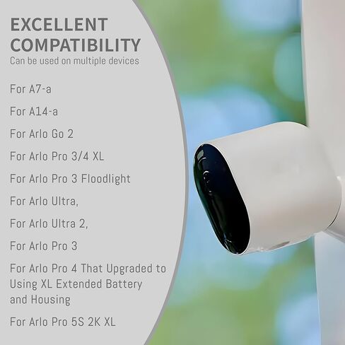 13000mAh 1 Pack A-7A Extended Battery Compatible for Arlo Pro 5 XL/Ultra 2 XL/4 XL/5S 2K, Go 2 VMA5410 VMA5420, for Arlo Ultra 2, Pro 3/3 Floodlight Upgrade (Extended housing case not Included) in Kuwait