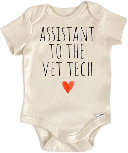 Veterinarian Vet Tech - Baby Boy Girl Clothes Infant Bodysuit Funny Cute Newborn 1 in Saudi Arabia
