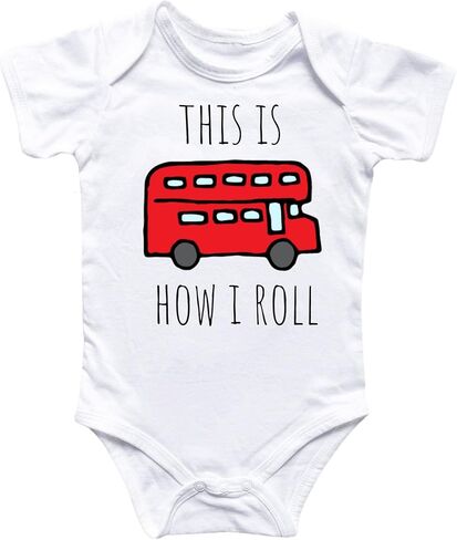 England Bus London - Baby Boy Girl Clothes Infant Bodysuit Funny Cute Newborn in Saudi Arabia