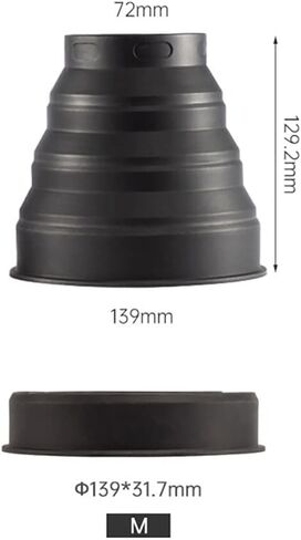 BGNing Camera Lens Hood, Universal Rubber Foldable Lens Hood for DSLR Cameras (72-112mm) in Saudi Arabia