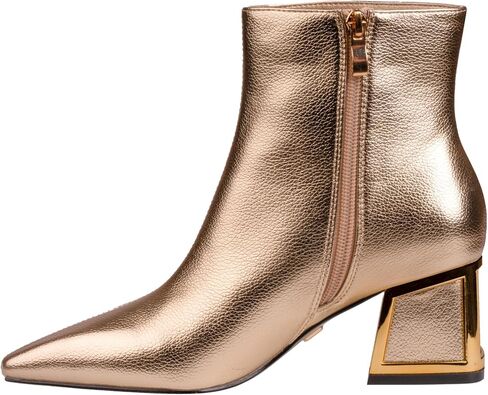 Ninety Union Brooke Metallic Trim Block Heel Bootie in Kuwait