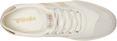 حذاء رياضة كرة الريشة للسيدات Gola ، Off-White/Gold ، 9.5 in Kuwait