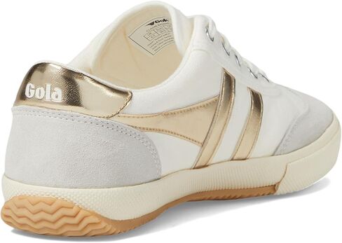 حذاء رياضة كرة الريشة للسيدات Gola ، Off-White/Gold ، 9.5 in Kuwait