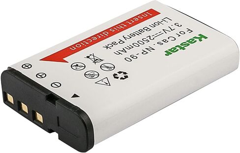 Kastar AC Wall Battery Charger Replacement for Casio NP-90 NP-90DBA Battery, BC-90L Charger, Casio Exilim EX-FH100 EX-FH100BK, Exilim EX-H10, Exilim EX-H15, Exilim EX-H20 EX-H20G EX-H20GBK EX-H20GSR in Saudi Arabia