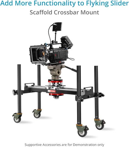 PROAIM SCAFFOLD CROSSBAR MOUNT FOR PROAIM FARKING CAMERING SLIDER MITCHELL/BOWN. المصنوع من الألمنيوم CNC المصنوع من 32-50 مم أنابيب/قضبان السرعة. يسهل تحديد موقع الانزلاقات في الارتفاع in Saudi Arabia