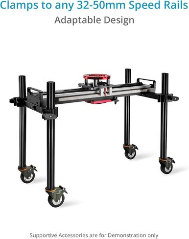 PROAIM SCAFFOLD CROSSBAR MOUNT FOR PROAIM FARKING CAMERING SLIDER MITCHELL/BOWN. المصنوع من الألمنيوم CNC المصنوع من 32-50 مم أنابيب/قضبان السرعة. يسهل تحديد موقع الانزلاقات في الارتفاع in Saudi Arabia