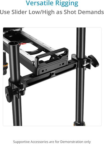 PROAIM SCAFFOLD CROSSBAR MOUNT FOR PROAIM FARKING CAMERING SLIDER MITCHELL/BOWN. المصنوع من الألمنيوم CNC المصنوع من 32-50 مم أنابيب/قضبان السرعة. يسهل تحديد موقع الانزلاقات في الارتفاع in Saudi Arabia