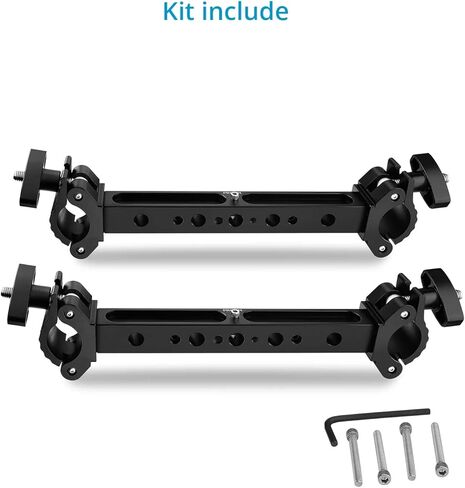 PROAIM SCAFFOLD CROSSBAR MOUNT FOR PROAIM FARKING CAMERING SLIDER MITCHELL/BOWN. المصنوع من الألمنيوم CNC المصنوع من 32-50 مم أنابيب/قضبان السرعة. يسهل تحديد موقع الانزلاقات في الارتفاع in Saudi Arabia