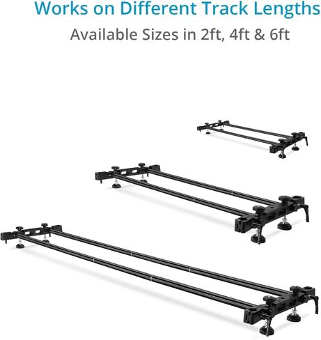 proaim breeza pro camera dolly w track. ميتشل ، 75 ملم ، جبل وعاء 100 مم. تقدم حمولة تصل إلى 50 كجم / 110 رطل. in Saudi Arabia