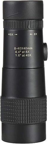 Portable Binoculars High Power 8-40x40, High Compact with BAK4 Prism Lens Monocular with Smartphone Adapter and Tripod for Bird Watching Theater Concerts in Saudi Arabia
