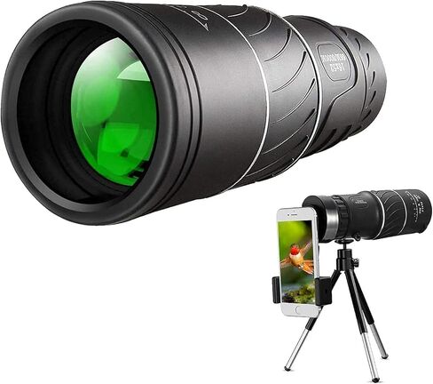 16x52 HD Monocular with Full Optical Prism and Dual Focus Telescope Waterproof Portable Spotting Scopes for Bird Watching in Saudi Arabia
