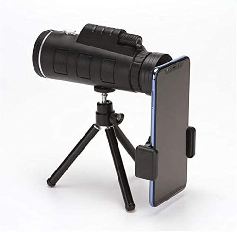 أحادي المشي لمسافات طويلة 40x60 Zoom HD IR أحادي المناظير أحادية العين حامل الهاتف Tripod Tripod للتخييم المشي لمسافات طويلة in Kuwait