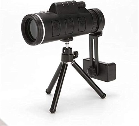 أحادي المشي لمسافات طويلة 40x60 Zoom HD IR أحادي المناظير أحادية العين حامل الهاتف Tripod Tripod للتخييم المشي لمسافات طويلة in Kuwait