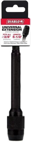 امتداد Diablo Universal للتدريبات ذات ميزة التغيير السريع - مثالية لنظام Mandrel Snap - Lock Plus - 3/8 "Hex ، 5-1/2" ، 3000 RPM - RPM - DHS375XT6 in Saudi Arabia
