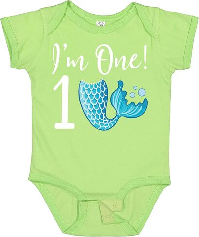 inktastic 1st Birthdy Mermaid Party Babysuit in Saudi Arabia