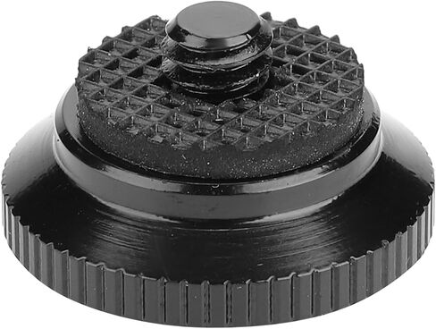 Mini Aluminium Alloy Round Quick Release Plate, Compatible with Most Cameras for Compact Action Tripod Red in Saudi Arabia