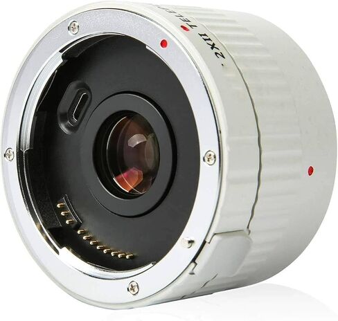 2X White LINE TeleConverter for Canon EF 70-200mm f/2.8L is III USM Lens + OPTURA HD 77MM UV/FLD/CPL Filter kit & Cleaning kit dust Blower in Saudi Arabia