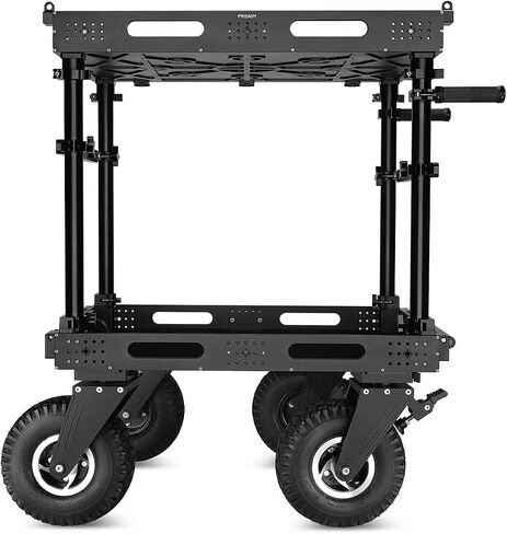 PROAIM 30" Atlas V2 Video Production Camera Cart for Film/Studio/Stage. Payload up to 300kg/660lb. Includes Dovetail Lock Wheels & Adjustable Handles in Saudi Arabia