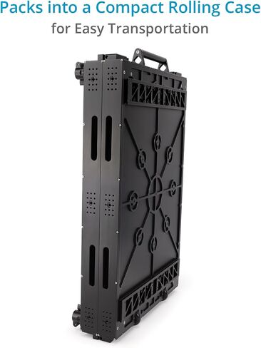 PROAIM 30" Atlas V2 Video Production Camera Cart for Film/Studio/Stage. Payload up to 300kg/660lb. Includes Dovetail Lock Wheels & Adjustable Handles in Saudi Arabia