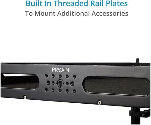 PROAIM 30" Atlas V2 Video Production Camera Cart for Film/Studio/Stage. Payload up to 300kg/660lb. Includes Dovetail Lock Wheels & Adjustable Handles in Saudi Arabia