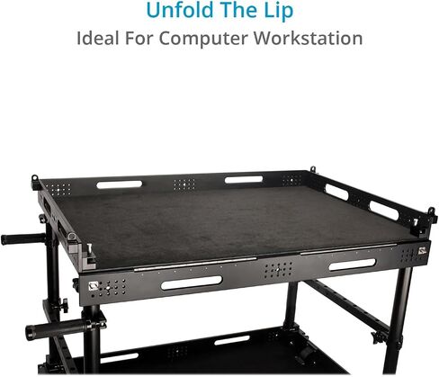 PROAIM 30" Atlas V2 Video Production Camera Cart for Film/Studio/Stage. Payload up to 300kg/660lb. Includes Dovetail Lock Wheels & Adjustable Handles in Saudi Arabia